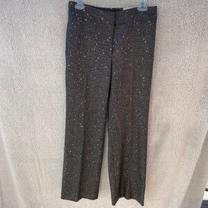 Chico's Wide Leg Pants , black & white with sequins - US size 2R